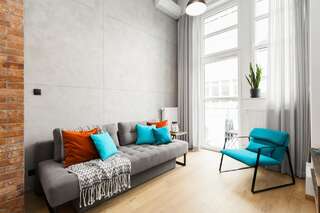 Апартаменты Lofts Cracow Apartments - City Center Краков Люкс в мансарде-5